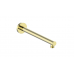 Vogt - 16" Wall Arm - Straight - Round Flange - WA.02.16.BG - Brushed Gold (PVD)